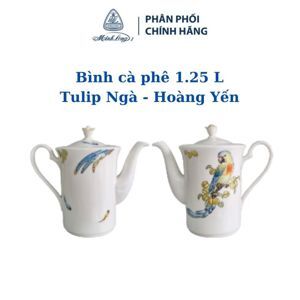 Bộ cà phê Minh Long Tulip Ngà Hoàng Yến 1.25L