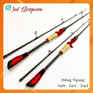 Bộ Cần Câu 2 Khúc Cao Cấp red