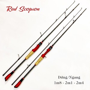 Bộ Cần Câu 2 Khúc Cao Cấp red