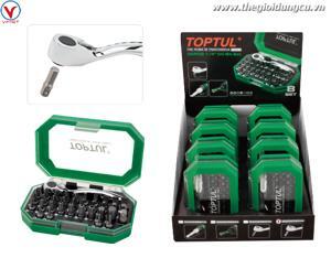 Bộ cần siết TOPTUL GACW3504S - 1/4 inch, 35 chi tiết