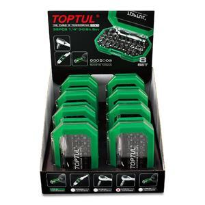 Bộ cần siết TOPTUL GACW3504S - 1/4 inch, 35 chi tiết