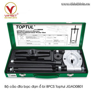 Bộ cảo đĩa thắng 8 món Toptul JGAD0801