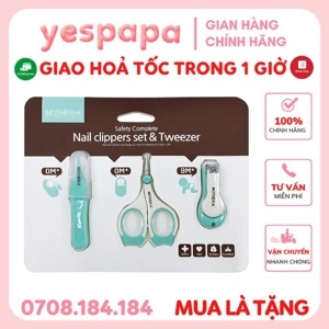 Bộ Cắt Móng Tay Kèm Nhíp Mother-K KM13140