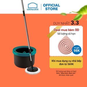 Bộ Cây Lau Nhà Lock&Lock BLU-GRY-VN-MOP HPP345S2