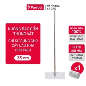 Bộ cây lau nhà tự vắt thông minh 2 ngăn Parroti Pro PR01