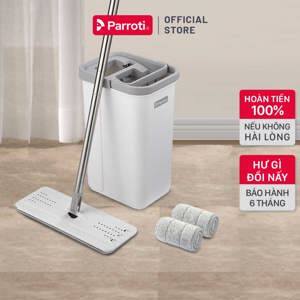 Bộ cây lau nhà tự vắt thông minh 2 ngăn Parroti Pro PR01