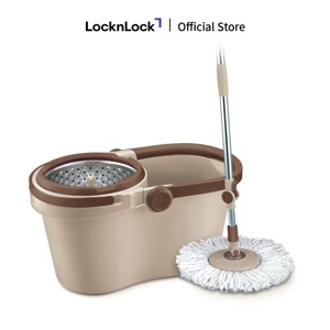Bộ cây lau nhà xoay tay Compact Spin Mop Lock&Lock ETM466