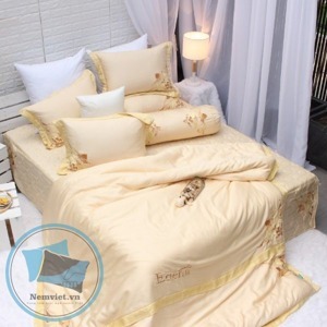 Bộ chăn ga gối Edena Tencel ED739