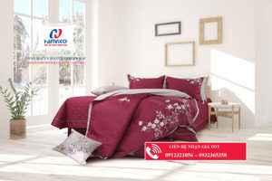Bộ chăn ga gối Hanvico Blue Sky BS M71