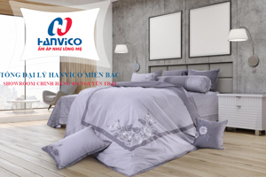 Bộ chăn ga gối Hanvico Blue Sky BS M69