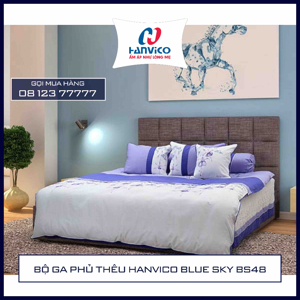 Bộ chăn ga gối Hanvico Blue Sky BS48 - 180x200