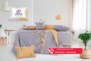 Bộ chăn ga gối Hanvico Blue Sky BS M70