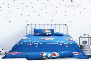 Bộ chăn ga gối hoạt hình Doraemon D18020