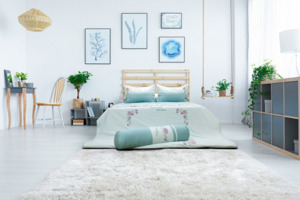 Bộ chăn ga gối Sông Hồng dòng Home H18059