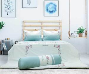 Bộ chăn ga gối Sông Hồng dòng Home H18059