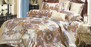Bộ chăn ga Luxury Tơ tằm LXG 7701P