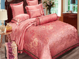 Bộ chăn ga Luxury Tơ tằm LXG 7902P