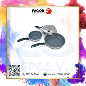 Bộ chảo chống dính Fagor Ecofoza  - 20cm, 24cm, 28cm