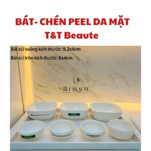 Bộ chén cọ pha mặt nạ bột