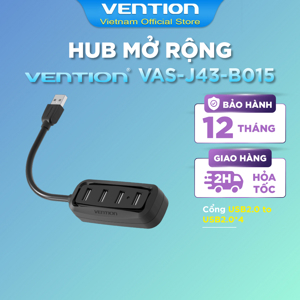 Bộ chia 4 cổng USB 2.0  Vention VAS-J43