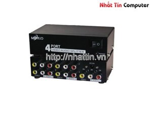 Bộ chia AV 1 ra 4 Mt-Viki MT-104AV