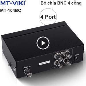 Bộ chia BNC 1 ra 4 cổng Mt-Viki MT-104BC