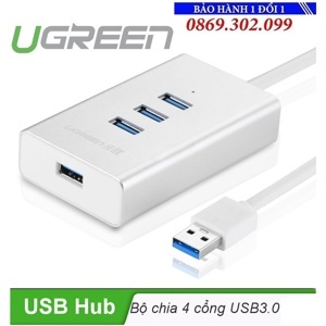 Bộ chia bốn cổng USB 3.0 - Dài 0.5M UGREEN CR126 - 30234