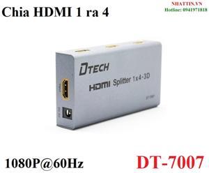 Bộ Chia Cổng HDMI 1 ra 4 - MULTI HDMI DTECH DT-7007