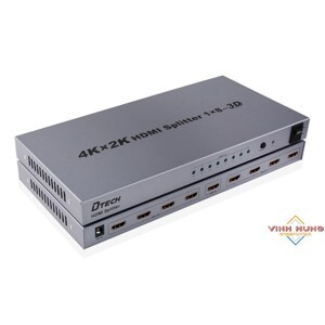 Bộ chia cổng HDMI 1 ra 8 chuẩn 4K*2K DTECH DT-7148