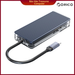 Bộ chia đa năng 6 trong 1 Type C Orico WB-6TS-GY