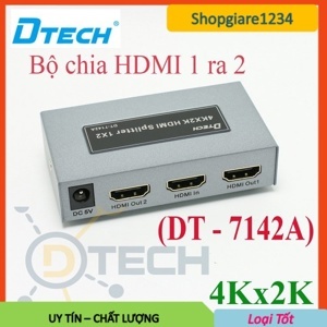 Bộ chia HDMI 1 ra 2 Dtech DT-7142A