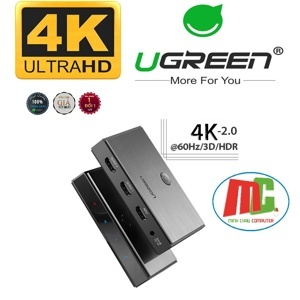 Bộ chia HDMI 1 ra 2 HDMI 2.0 chính hãng Ugreen 50707