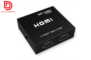 Bộ chia HDMI 1 ra 2 MT-SP102M cho tín hiệu sắc nét và cực kì ổn định