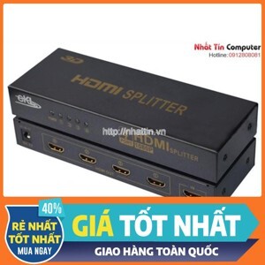 Bộ chia HDMI 1 ra 4 chuẩn 1.4 3D EKL-HS104