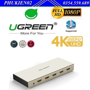 Bộ chia HDMI 1 ra 4 HDMI hỗ trợ 4K Ugreen 40277