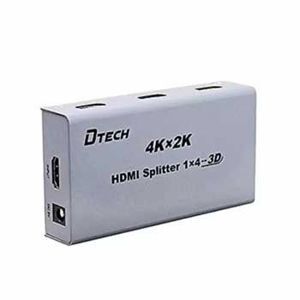 Bộ chia HDMI 1 ra 4 hỗ trợ 4K*2K chính hãng DTECH DT-7144