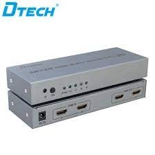 Bộ chia HDMI 4 vào 2 ra DTech DT7442