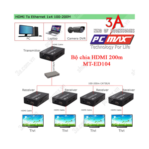 Bộ chia HDMI MT-ED104