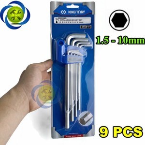 Bộ chìa lục giác 9 cái hệ mét Kingtony 20209MR