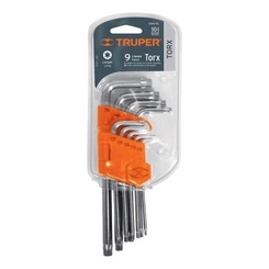 Bộ chìa lục giác sao 9 trong 1 Truper 15554 TORX-9