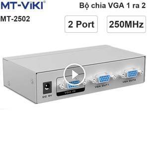 Bộ chia màn hình VGA Viki 1 ra 2 250mhz mt2502