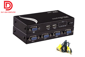 Bộ chia màn hình VGA KVM Switch 4 Port MT-401UK-L