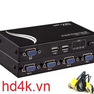 Bộ chia màn hình VGA KVM Switch 4 Port MT-401UK-L