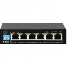 Bộ chia mạng 4 cổng Switch PoE D-Link DES-F1006P-E