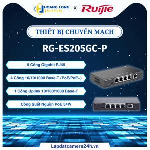 Bộ chia mạng 5-Port Gigabit Smart POE Switch Ruijie RG-ES205GC-P