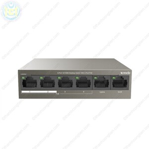 Bộ chia mạng 6 cổng+4 cổng PoE Switch TENDA TEF1106P