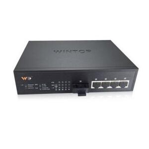 Bộ chia mạng Gigabit 4 x Gigabit-T(X) s and 2 x Gigabit-F(X) , SM , 20Km , SC Wintop YT-DS106-2GF4GT