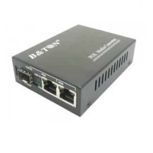 Bộ chia mạng Gigabit POE 2 x Gigabit-T(X) PoE s and 1 x Gigabit-T(X) B&TON BT-6003GE