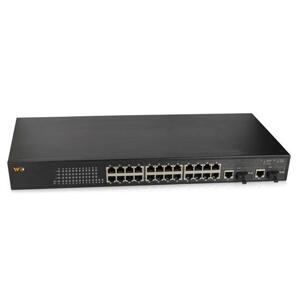 Bộ chia mạng POE 24 x 100m-T(X) P.S.E.s and 2×Gigabit combo s , SFP , 300W Wintop YT-CS1026-2GF2GT24T-AF