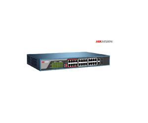Bộ chia mạng - Switch POE Hikvision DS-3E0326P-E(B), 24 cổng